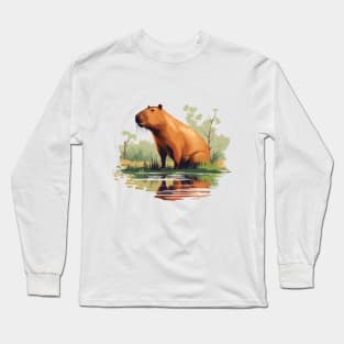 I Love Capybaras Long Sleeve T-Shirt